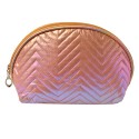 Juleeze Trousse de toilette pour femmes 18x8x10 cm Rose Synthétique Ovale