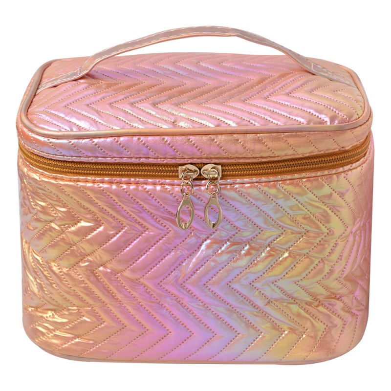 Juleeze Damenkulturtasche 21x14x15 cm Rosa Synthetisch Oval