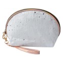 Juleeze Pochette da donna 22x8x14 cm Bianco Sintetico Ovale