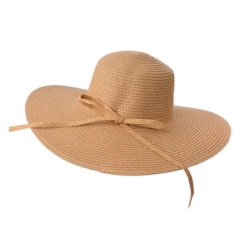 Juleeze Women's Hat Ø58 cm Brown Paper straw Round