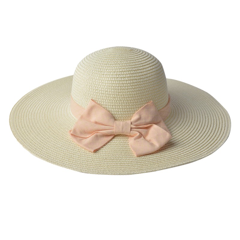 Juleeze Women s Hat 42 cm Beige Paper straw Round