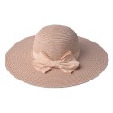 Juleeze Women's Hat Ø 42 cm Pink Paper straw Round