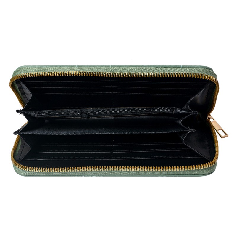 Juleeze Portefeuille 19x9 cm Vert Cuir artificiel Rectangle