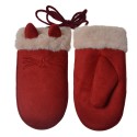 Juleeze Gants pour enfants 10x20 cm Rouge Polyester