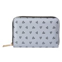 Juleeze Wallet 10x15 cm White Black Plastic Rectangle Hearts