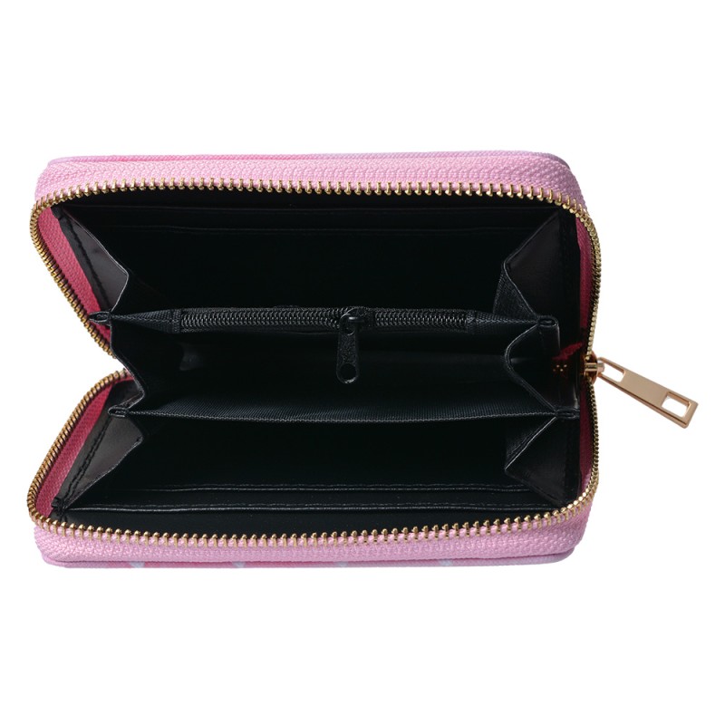 Juleeze Brieftasche 10x15 cm Rosa Kunststoff Rechteck Herzen