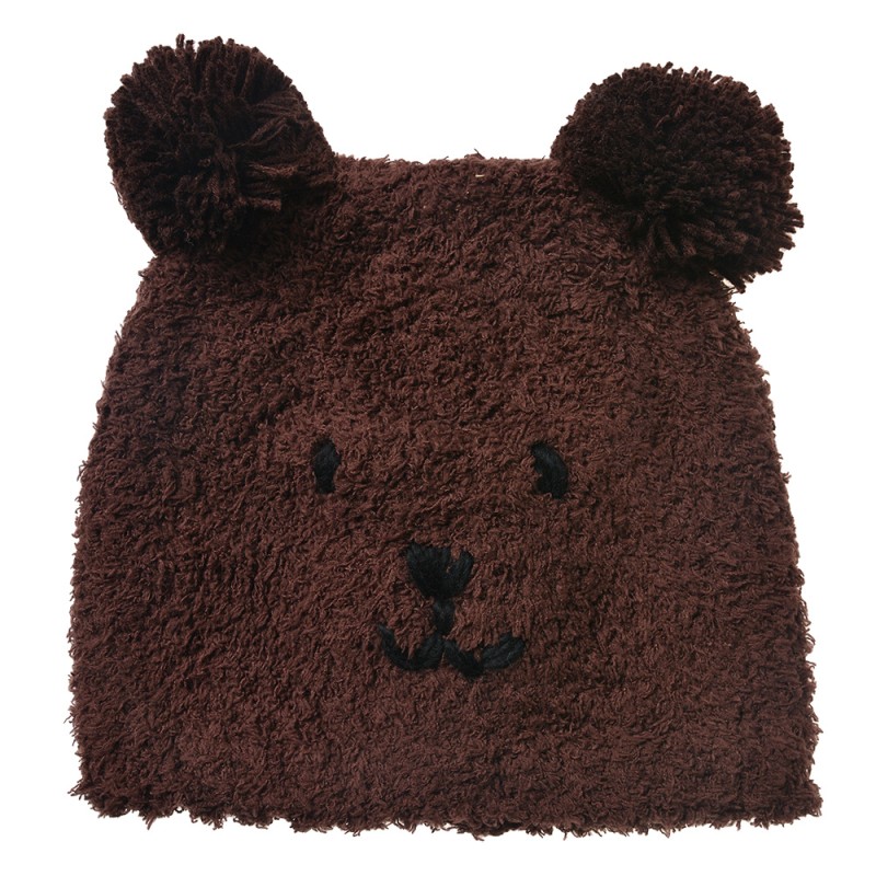 Juleeze Children's Cap one size Brown Acrylic Bear