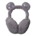 Melady Kids' Ear Warmers one size Grey Polyester