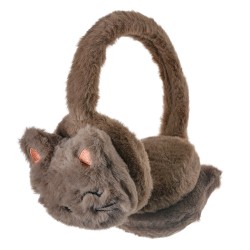 Juleeze Oorwarmers Kinderen one size Bruin Polyester Kat