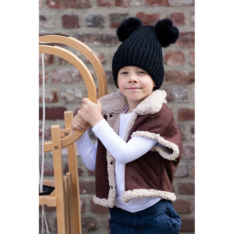 Juleeze Bonnet enfant Noir Acrylique