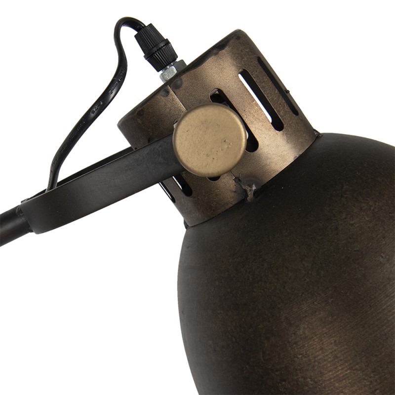 Clayre & Eef Tischlampe 20x62x60 cm  Kupferfarbig Eisen Rechteck