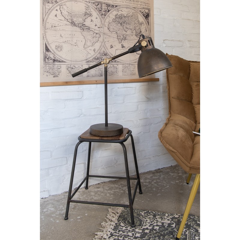 Clayre & Eef Lampe de table 20x62x60 cm  Couleur cuivre Fer Rectangle