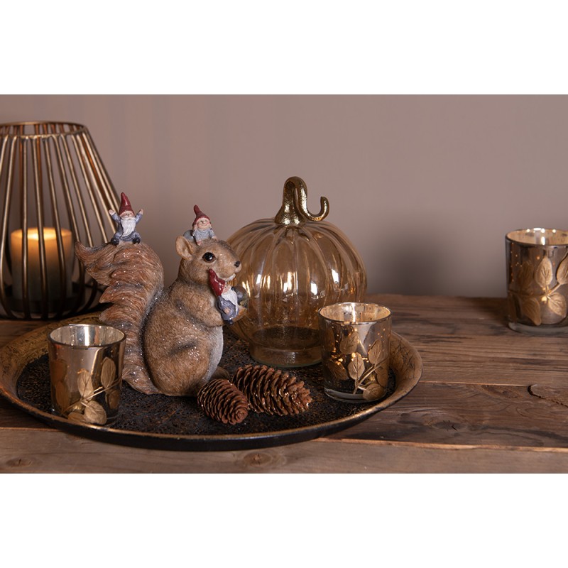Clayre & Eef Decorative Pinecone Set of 15 7/9 cm Brown Wood