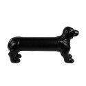 Clayre & Eef Calendar Dog 31x8x15 cm Black Plastic