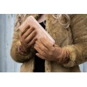 Juleeze Winter Gloves 8x24 cm Brown Polyester