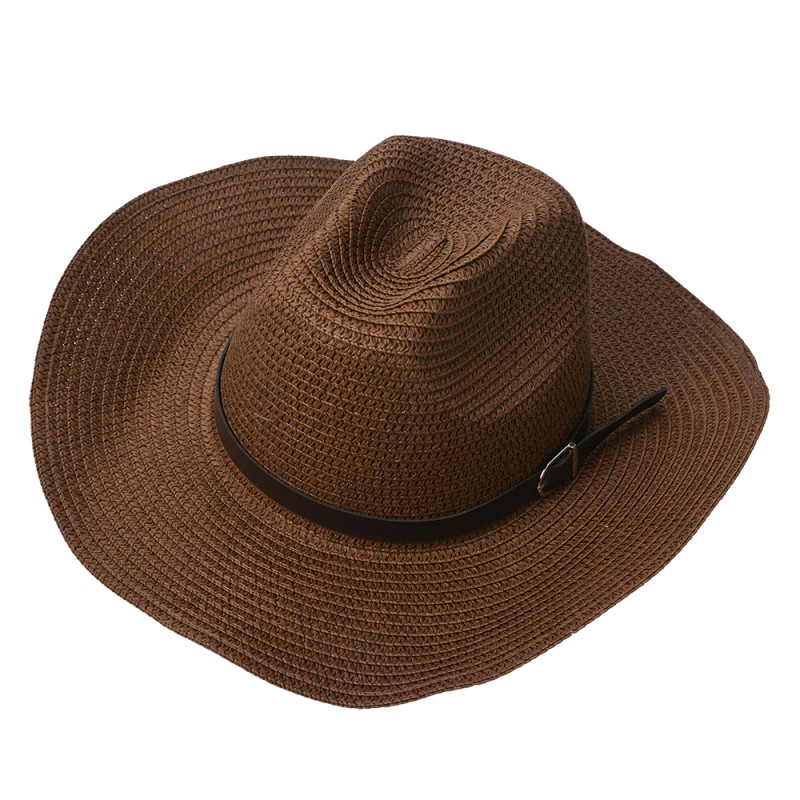 Juleeze Hat Brown Paper straw