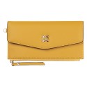 Juleeze Portefeuille 20x10 cm Jaune Cuir artificiel Rectangle