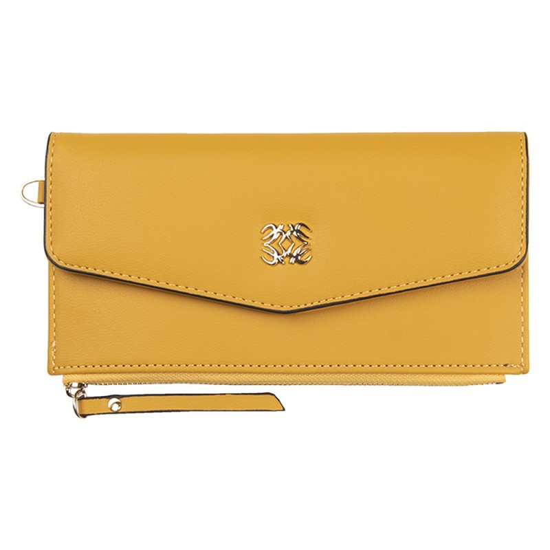 Juleeze Wallet 20x10 cm Yellow Artificial Leather Rectangle