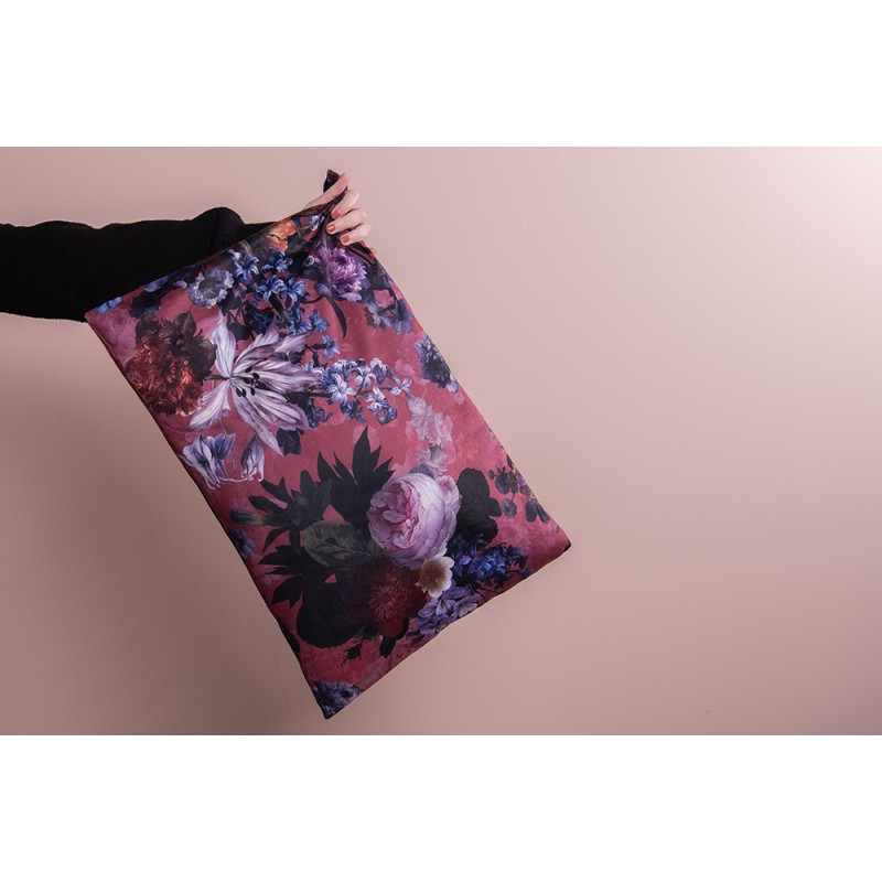 Clayre & Eef Coussin 60x40 cm Rose Synthétique