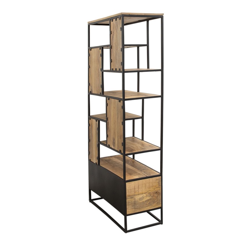 Clayre & Eef Bookcase 80x35x180 cm Brown Wood