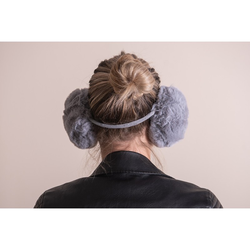 Juleeze Ear Warmers one size Grey Polyester