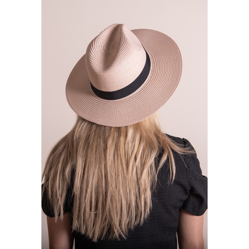 Juleeze Women's Hat Pink Paper straw