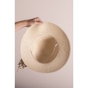 Juleeze Chapeau de femme Beige Paille en papier