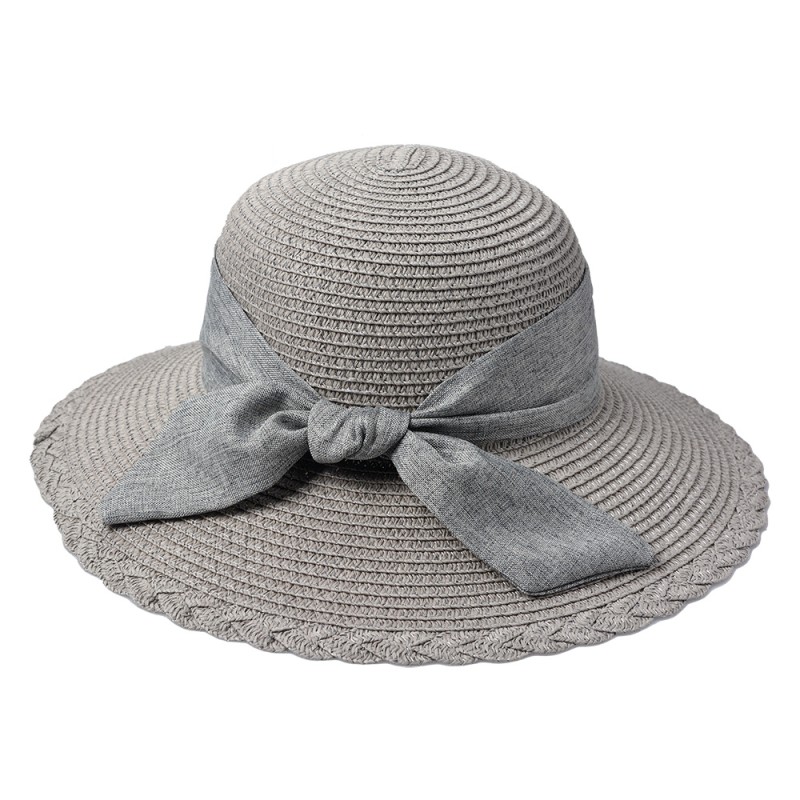 Juleeze Chapeau de femme Gris Paille en papier