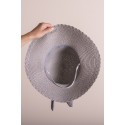 Juleeze Chapeau de femme Gris Paille en papier