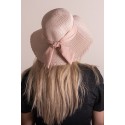 Juleeze Women's Hat Pink Paper straw