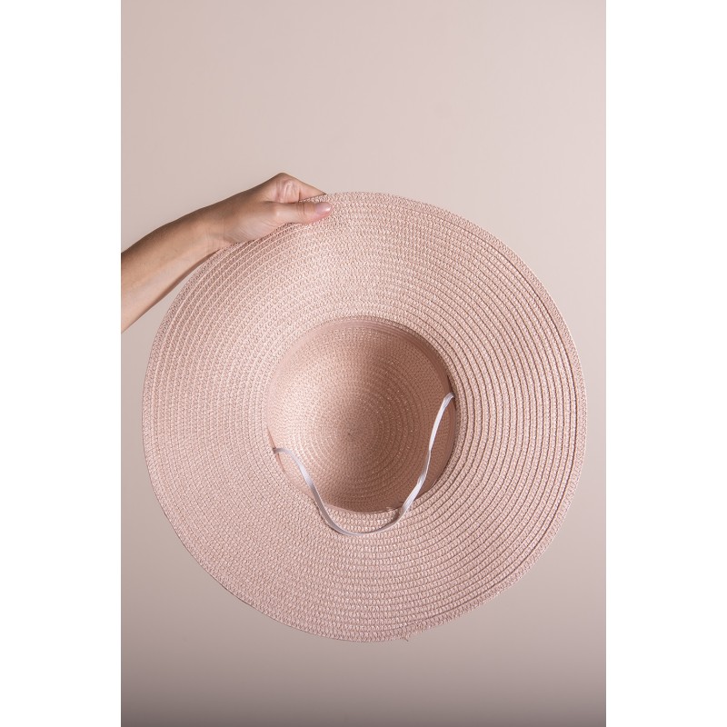 Juleeze Chapeau de femme Rose Paille en papier