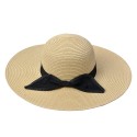 Juleeze Chapeau de femme Beige Paille en papier