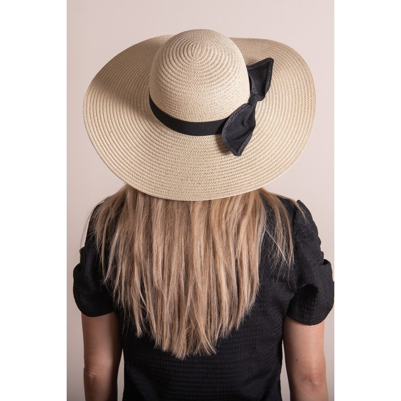 Juleeze Chapeau de femme Beige Paille en papier