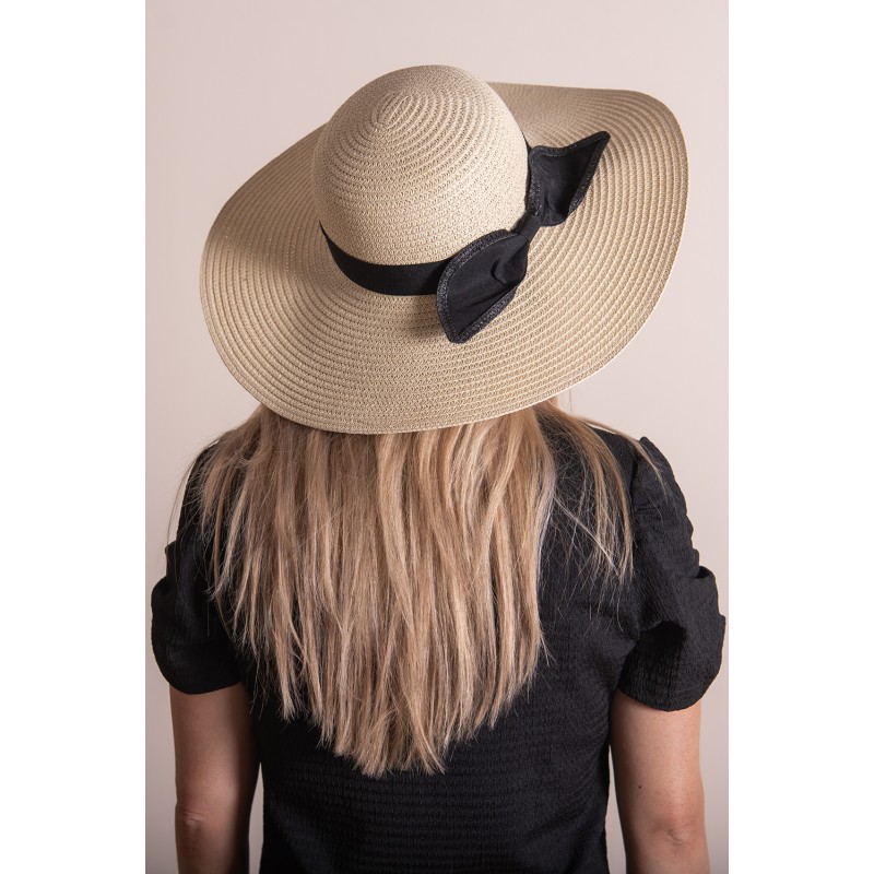 Juleeze Chapeau de femme Beige Paille en papier