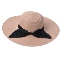 Juleeze Chapeau de femme Rose Paille en papier