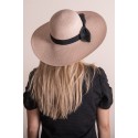 Juleeze Chapeau de femme Rose Paille en papier