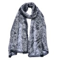 Juleeze Printed Scarf 50x160 cm Grey