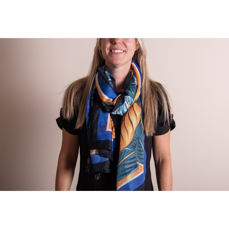 Juleeze Printed Scarf 90x180 cm Orange