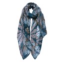 Juleeze Printed Scarf 90x180 cm Blue