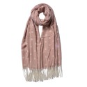 Juleeze Sciarpa invernale da donna 68x180 cm Rosa Punti