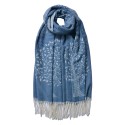 Juleeze Sciarpa invernale da donna 68x180 cm Blu