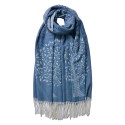 Juleeze Winterschal Damen 68x180 cm Blau