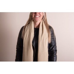 Juleeze Sciarpa invernale da donna 50x180 cm Beige