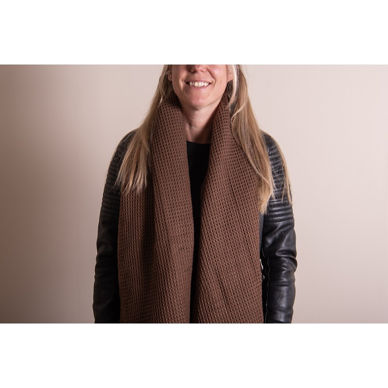 Juleeze Winter Scarf Women 50x180 cm Brown