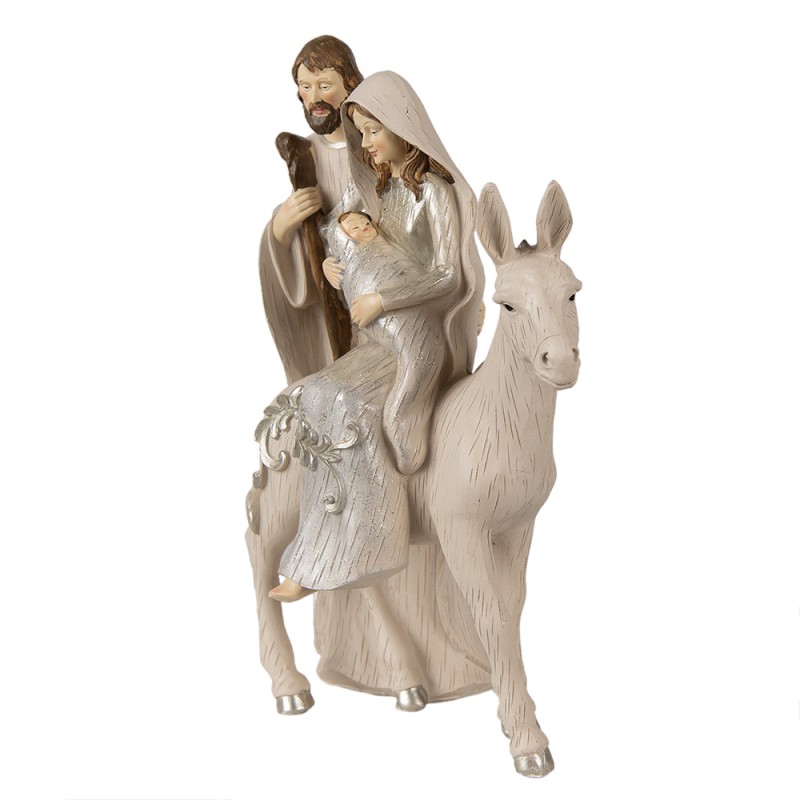 Clayre & Eef Figurine Nativity Scene 32 cm Beige Polyresin