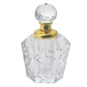 Melady Perfume Bottle 4x4x7 cm Glass Hexagon