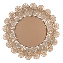 Clayre & Eef Mirror Ø 72 cm Copper colored Iron Round