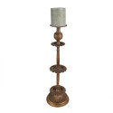 Clayre & Eef Candle holder 43 cm Copper colored Iron