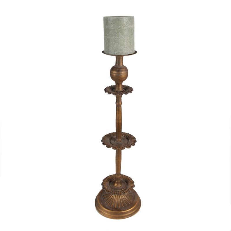 Clayre & Eef Candle holder 43 cm Copper colored Iron