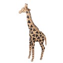 Clayre & Eef Figur Giraffe 46 cm Braun Schwarz Papier Eisen Textil